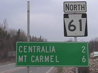sign to Centralia